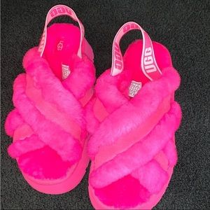 Hot Pink Barbie Ugg Slippers
